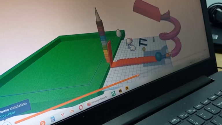 Машина Голдберга, Tinkercad